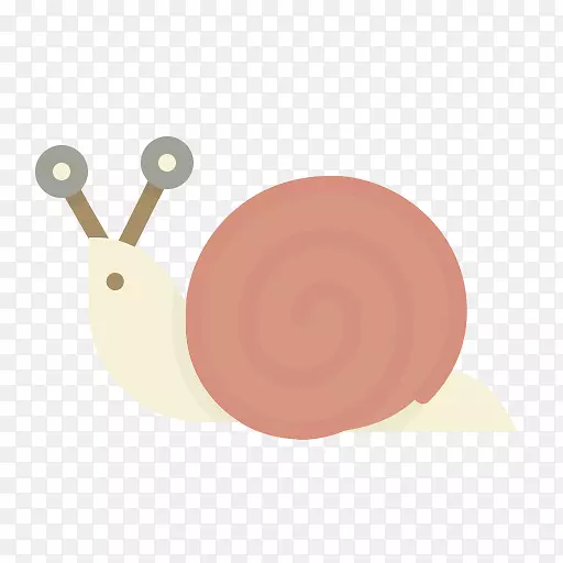 蜗牛粉红m卡通-蜗牛
