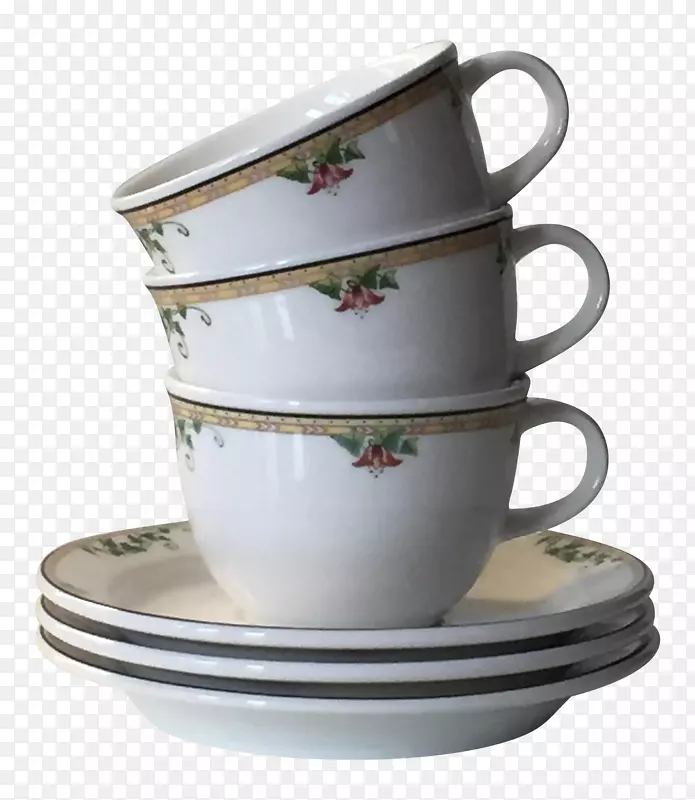 咖啡杯茶托壶瓷杯