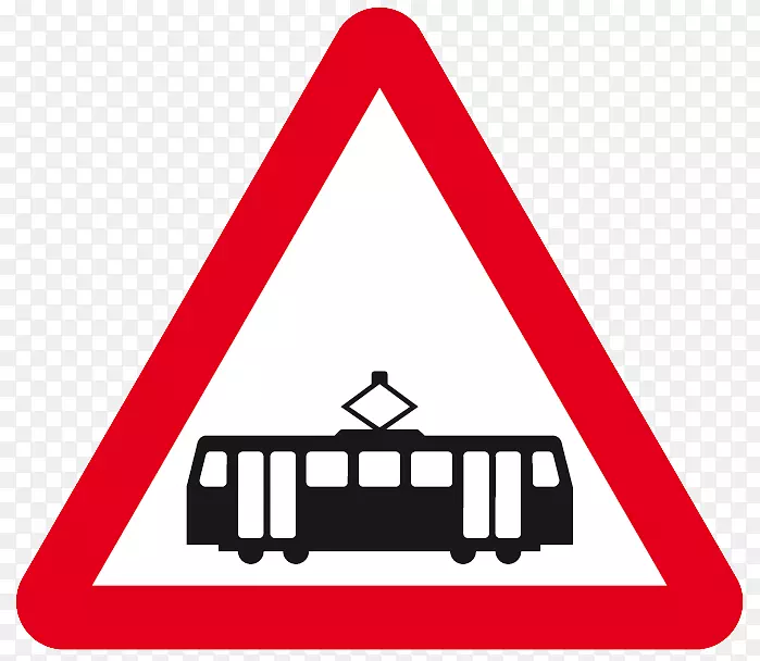 爱丁堡电车铁路运输标志层横过公路轨道