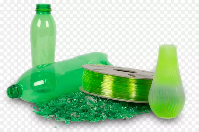 聚对苯二甲酸乙二醇酯塑料瓶3D印花长丝宠物瓶回收.线轴