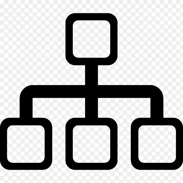 分级组织计算机图标.符号