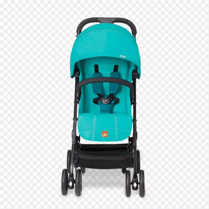 婴儿运输，婴儿彩色旅行，出生-蓝色婴儿车