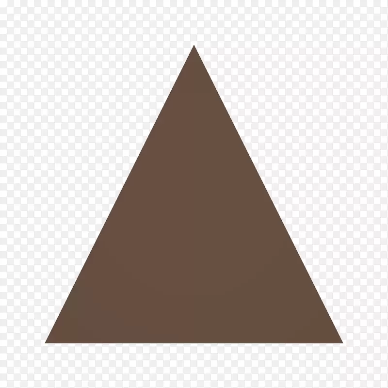 未转动的等边三角形正多边形屋顶-三角形楼板