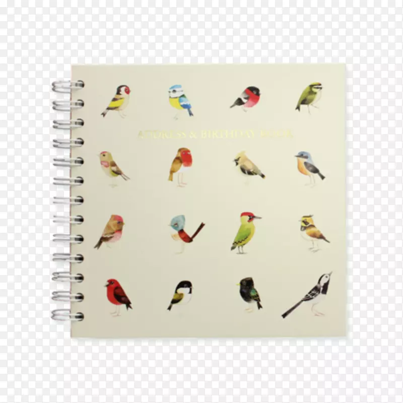 笔记本纸我们的花园鸟-笔记本