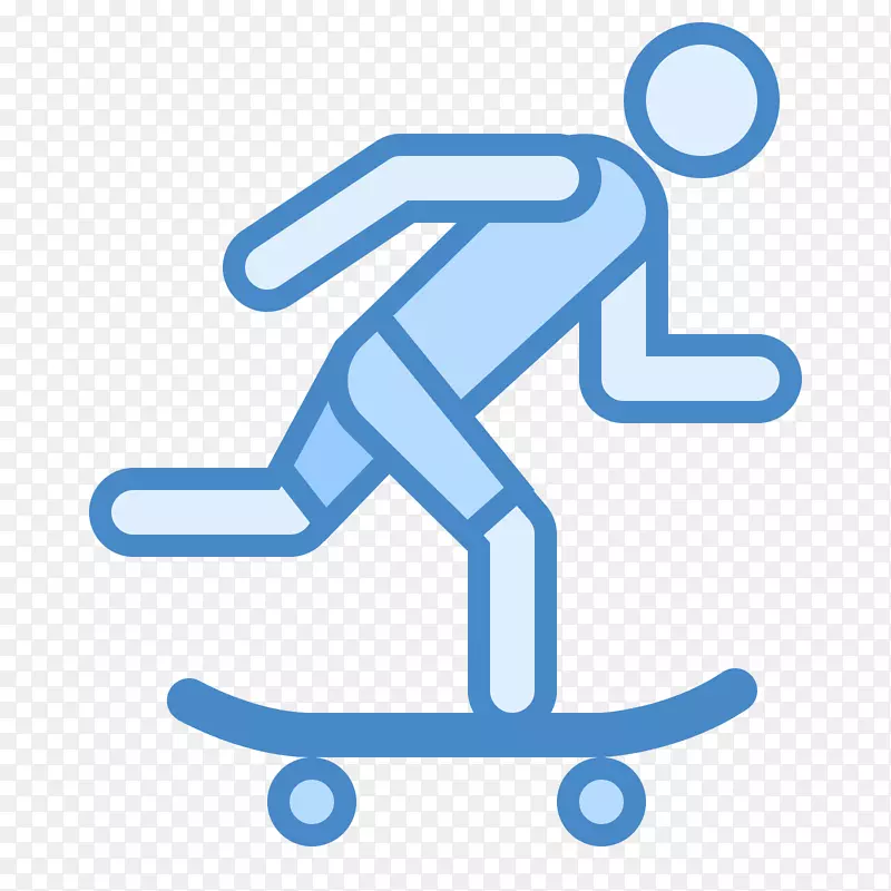 滑板公园电脑图标滚轴溜冰鞋滑板