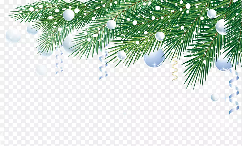 新年树光栅图形编辑器剪贴画-圣诞边缘图书馆