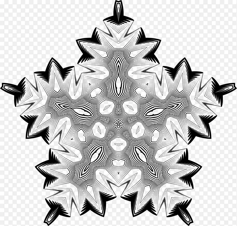 剪贴画-空心曼陀罗