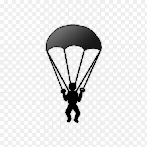 降落伞电脑图标剪贴画跳伞降落伞剪贴画