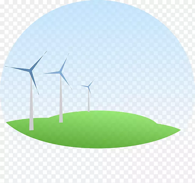 可再生能源风力发电机风电剪辑艺术.货物工人形象