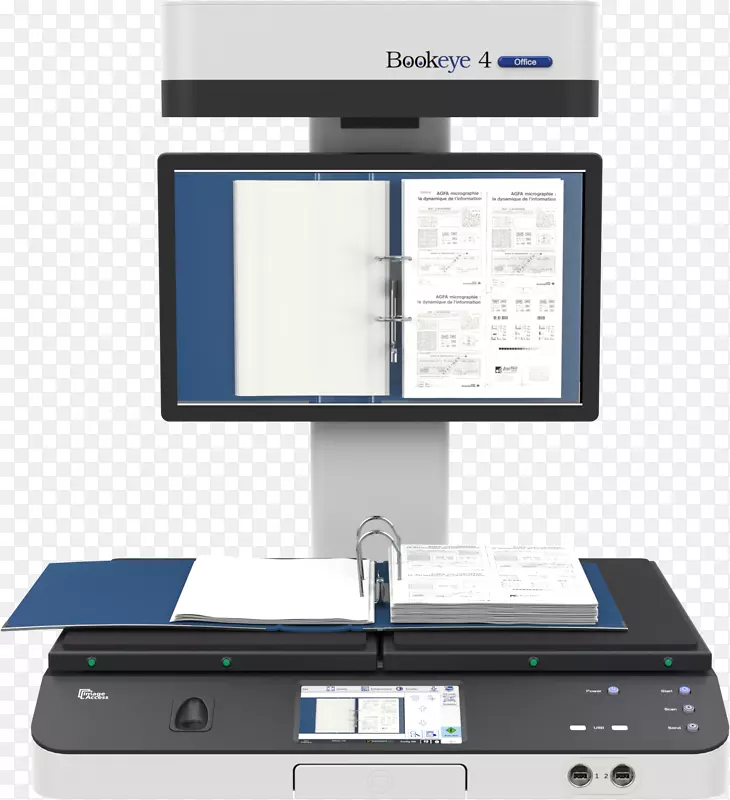 电脑显示器图书扫描图像扫描仪bokvagga指纹扫描