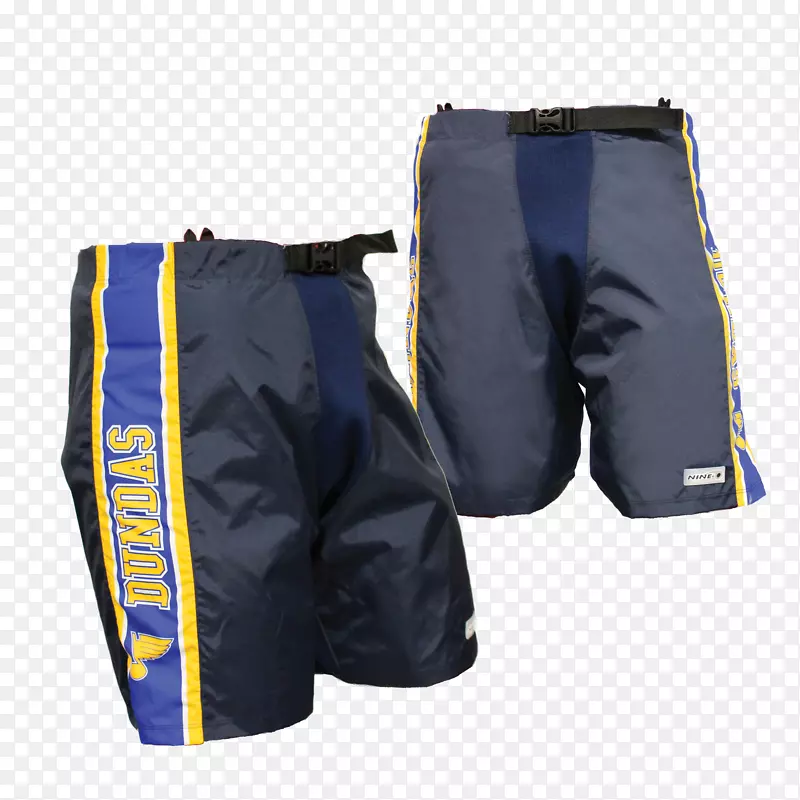 曲棍球保护裤和滑雪短裤冰上曲棍球运动衫曲棍球袜-没有扣的过度装饰设计