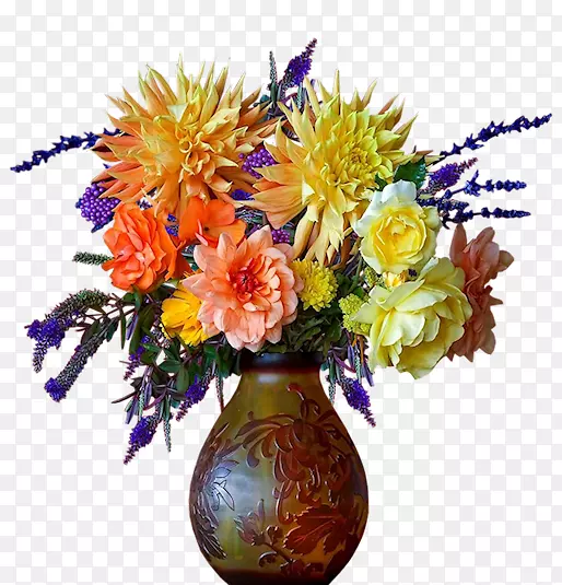 花瓶花-花瓶中的花