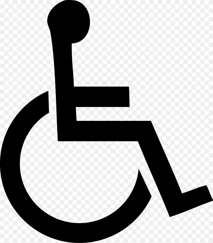 残疾轮椅残疾泊车许可证标志剪贴画.性别符号