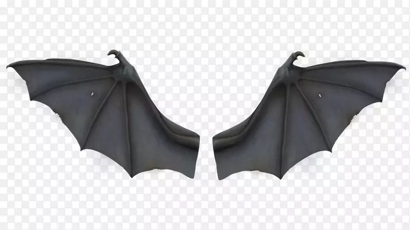 蝙蝠翼发展水牛翅膀剪贴画-蝙蝠
