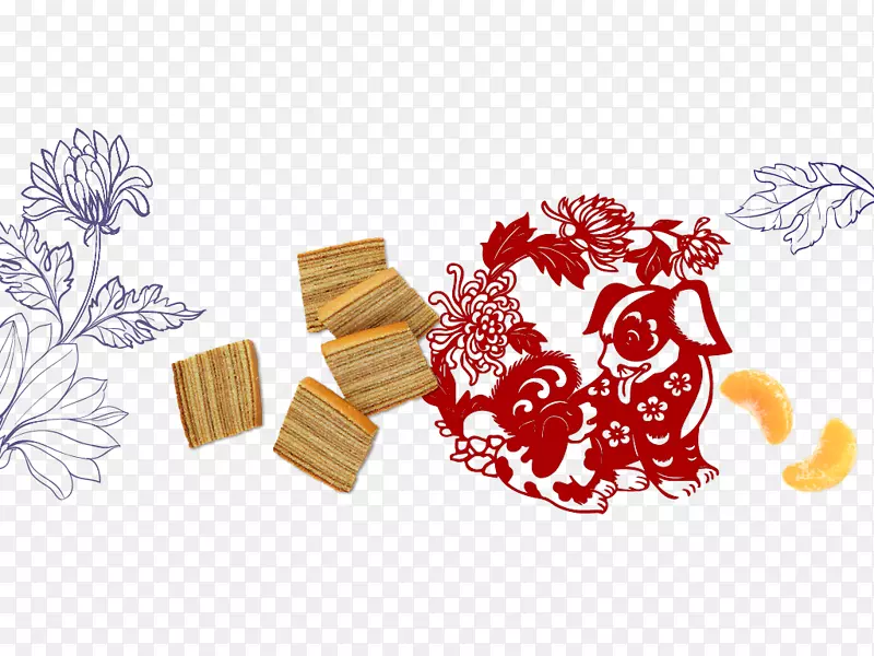 新年传统节日烤鸭