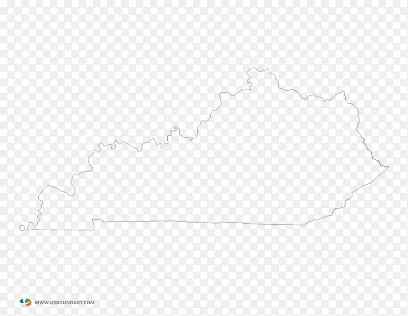 白线角字体-肯塔基州