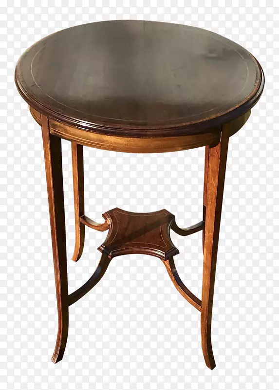 咖啡桌古董桃花心木椅