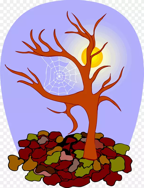 象素艺术电脑图标剪贴画手绘桃树
