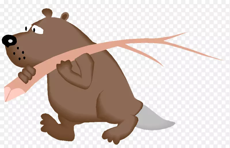 海狸鼠熊老鼠夹艺术-蓖麻