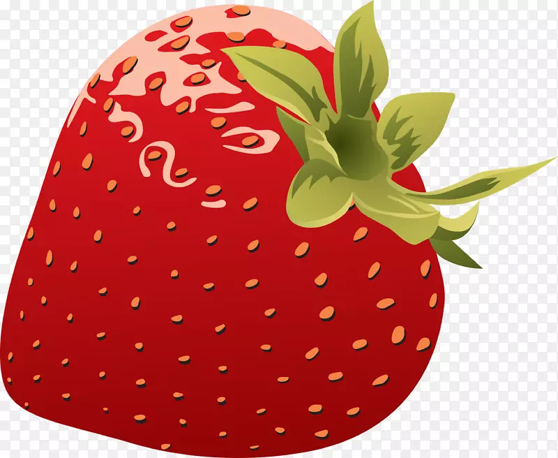 草莓派草莓汁剪辑艺术-草莓