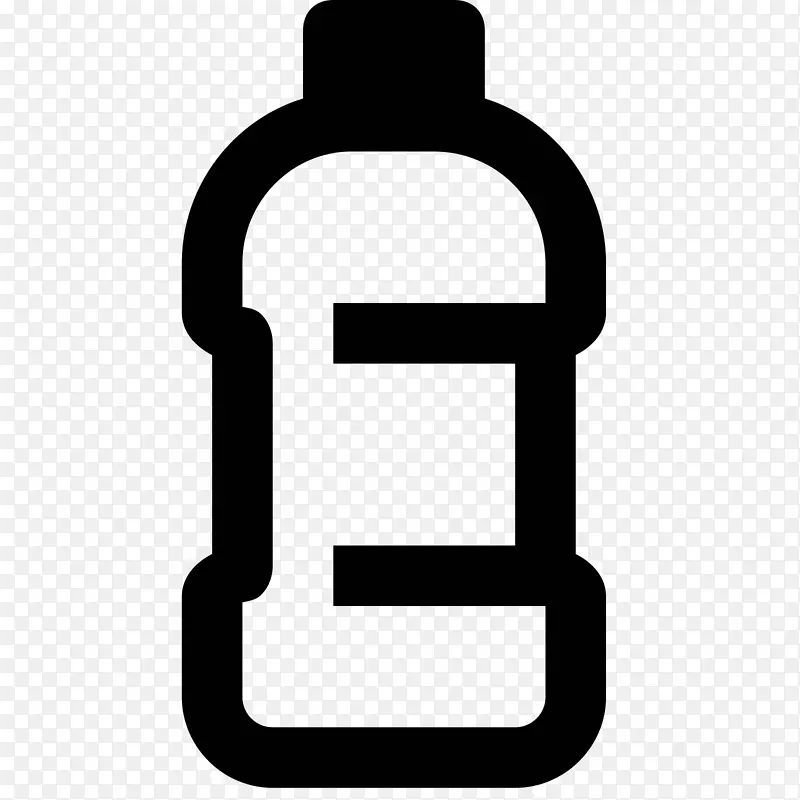 塑料瓶电脑图标水瓶