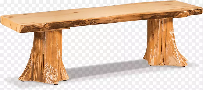 餐桌，餐室，长凳，原木家具，活边桌
