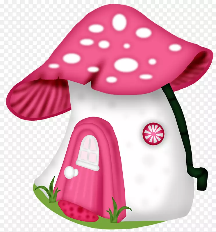 魔幻蘑菇木耳剪贴画-蘑菇