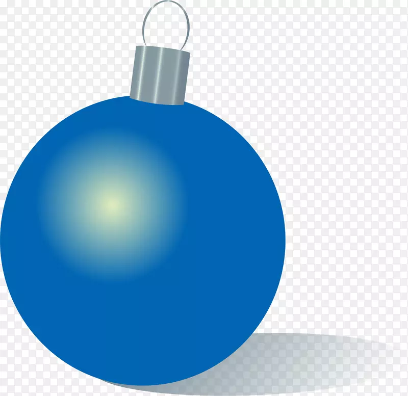 圣诞树剪贴画-简单的蓝色
