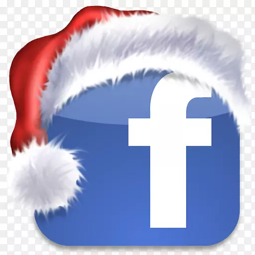 社交媒体圣诞老人圣诞Facebook电脑图标-社交媒体
