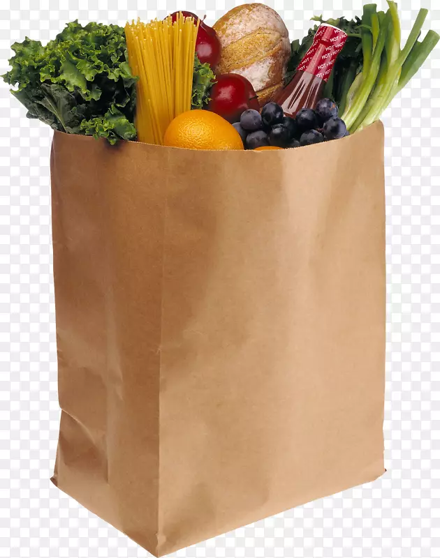 肯德基购物袋和手推车杂货店食品袋