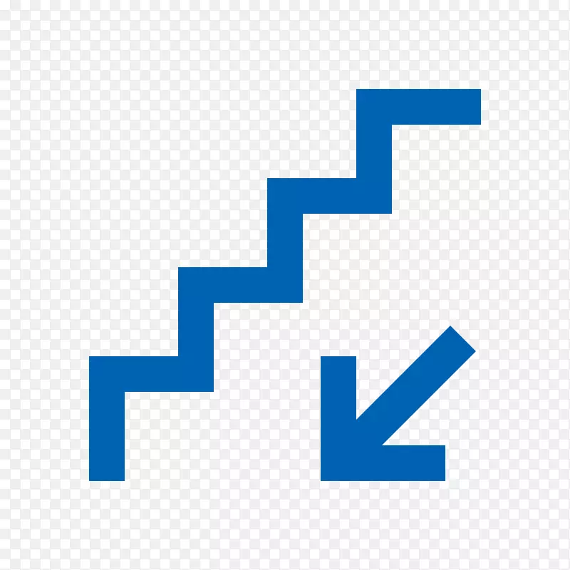 电脑图标平面设计符号箭头楼梯