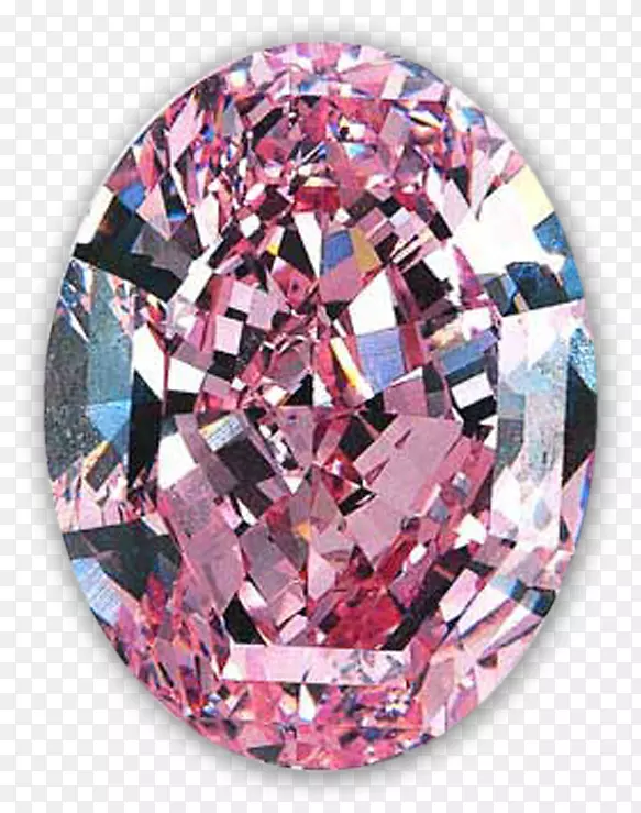 粉红星型钻石粉红钻石颜色克拉-钻石