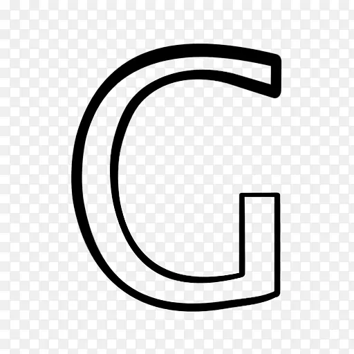 字母大小写计算机图标字母数字g