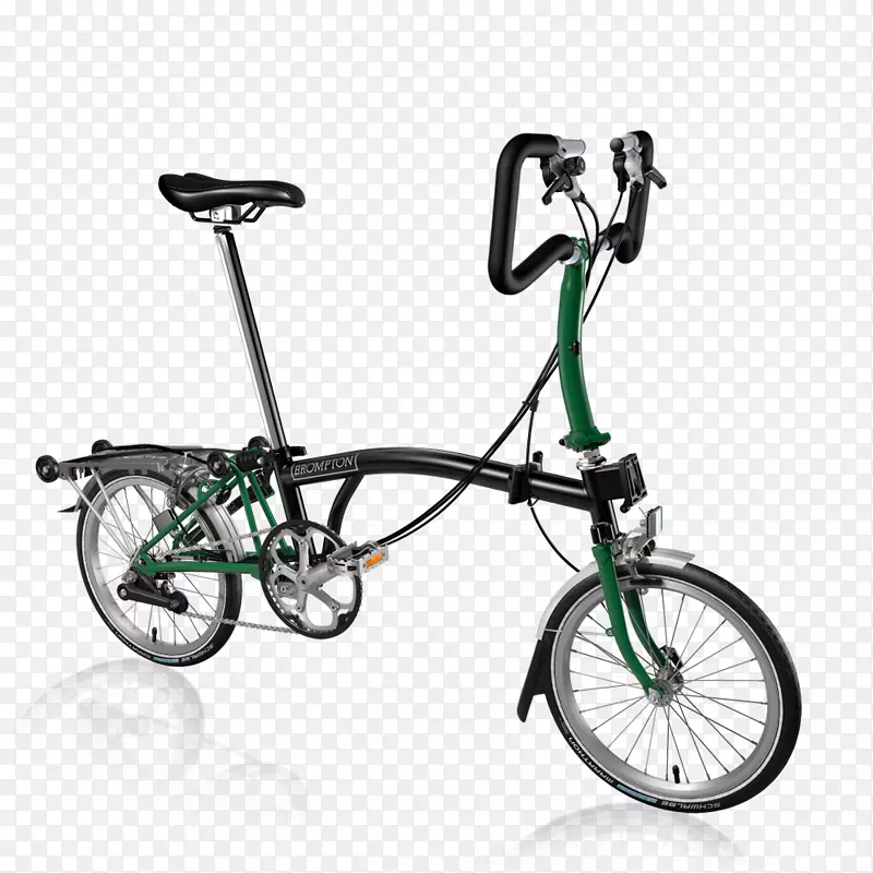 布罗普顿自行车折叠自行车岛野轮毂齿轮-自行车