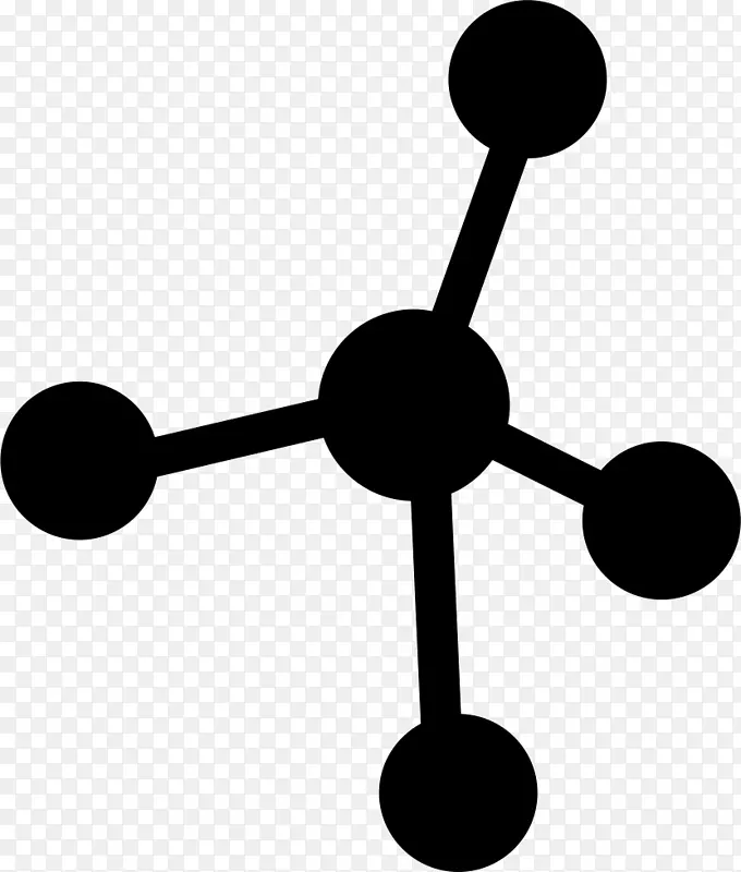 分子计算机图标