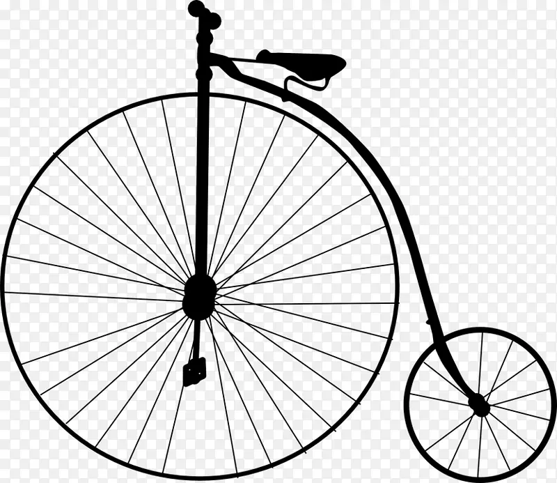 自行车便士自行车剪贴画-自行车