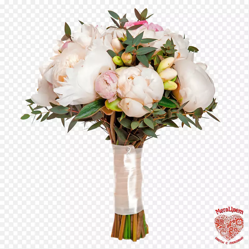 花园玫瑰花束切花花卉设计-婚礼花束