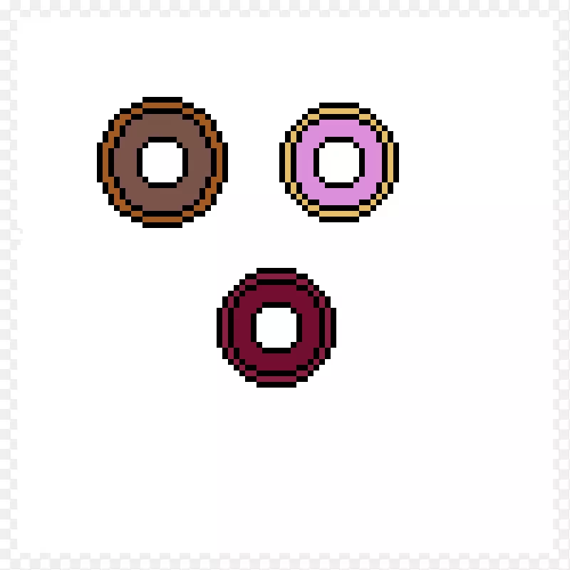 紫色品牌线字体-甜甜圈