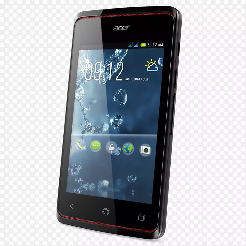 宏碁液体A1电话Android智能手机宏碁液体E 700黑液