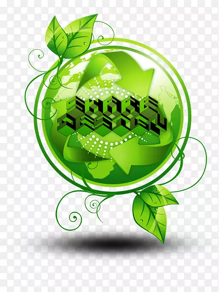 地球书海报变绿了！纹身剪贴画地球