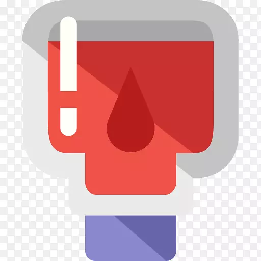 计算机图标输血.血液