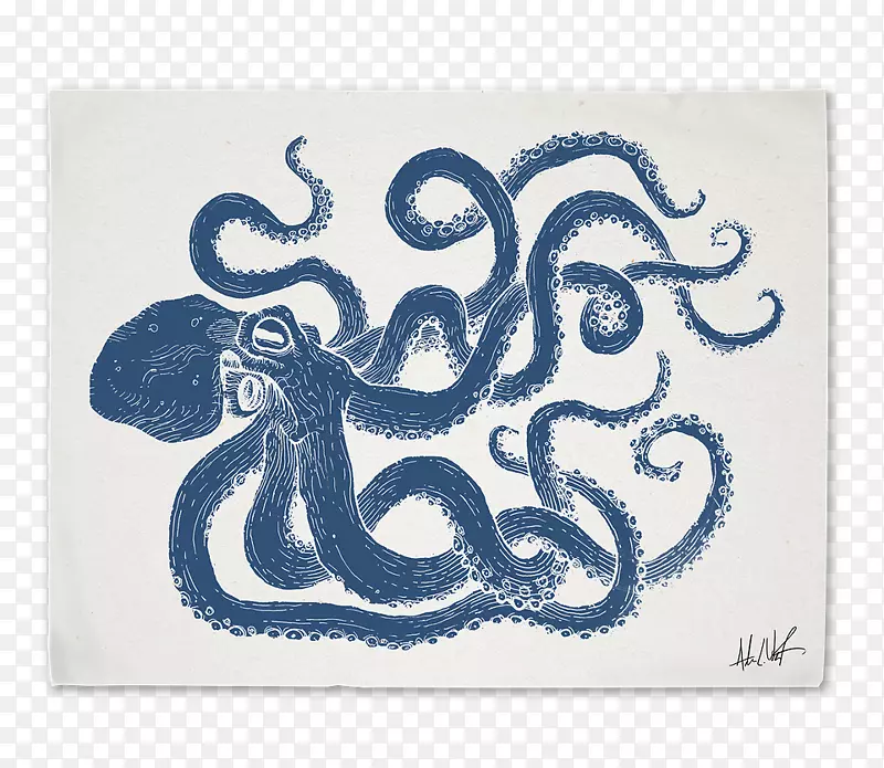 水墨画中的章鱼字形