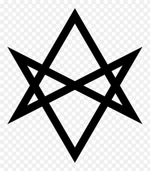 独角兽六边形符号thelema仪式魔法符号