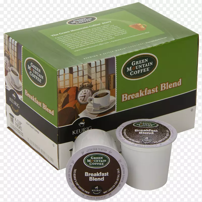 提供单一服务的咖啡容器早餐Keurig绿山咖啡