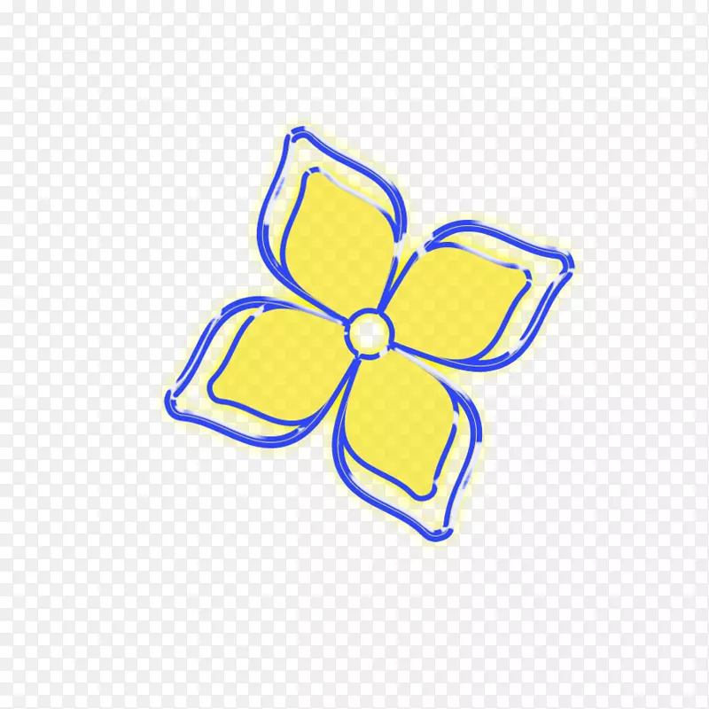 标志剪贴画-三维花卉
