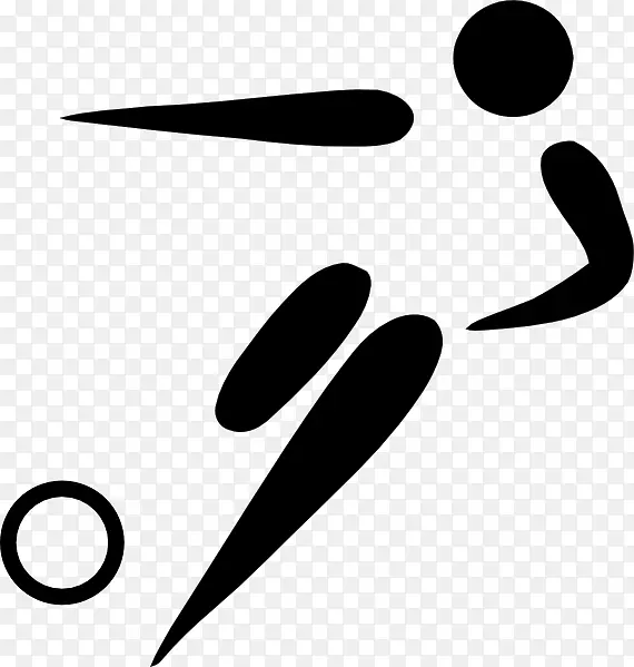 夏季奥运会足球象形文字剪贴画足球