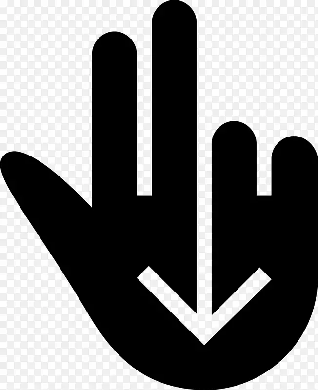手势计算机图标符号