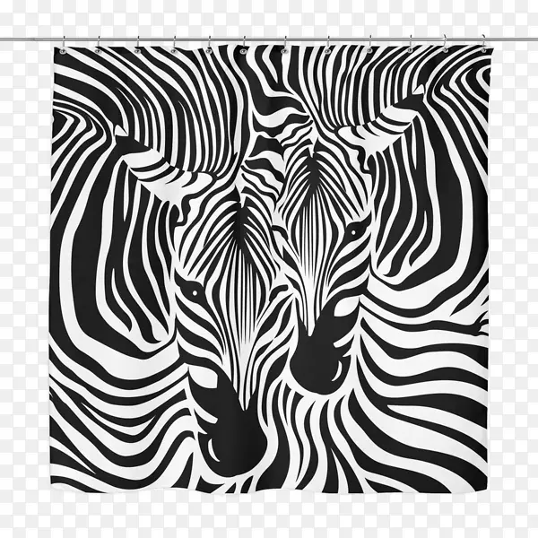 斑马黑白动物纹斑马