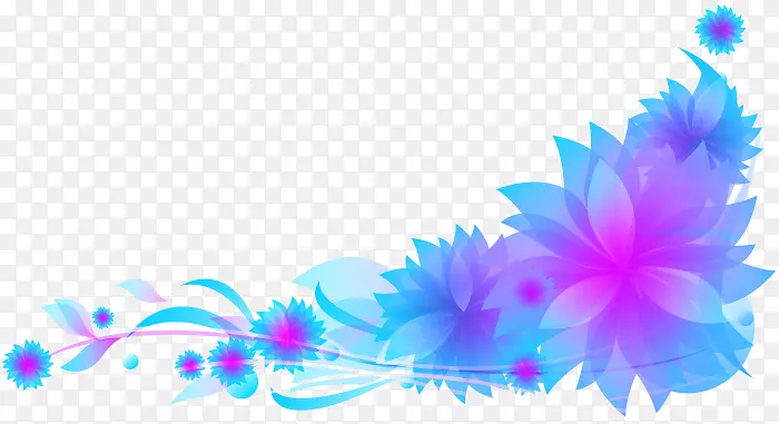 桌面壁纸花瓣剪贴画-花