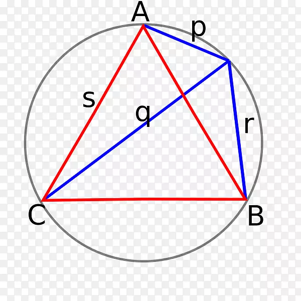 等边三角形托勒密定理等边多边形三角形